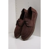 Rosa Erkek Acı Kahve Süet Bağcıklı Loafer Günlük Casual Ayakkabı