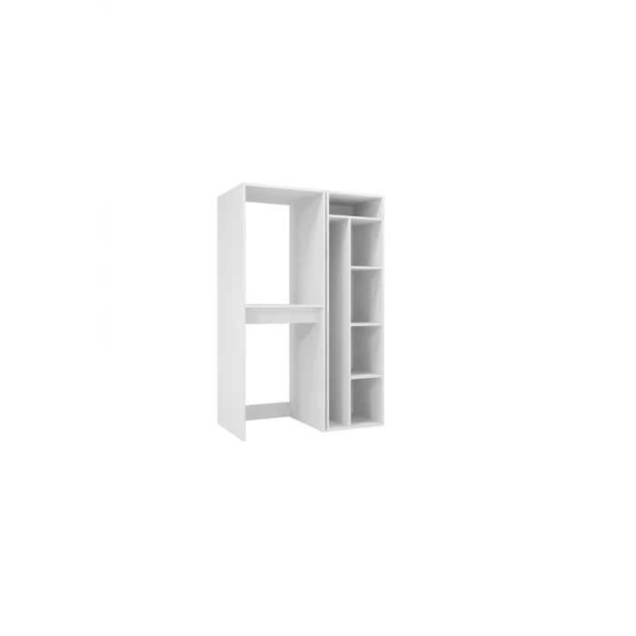 Çamaşır Ve Kurutma Makinesi Dolabı, Ütü Masası Ve Temizlik Kovası Bölmeli Çok Amaçlı Dolap