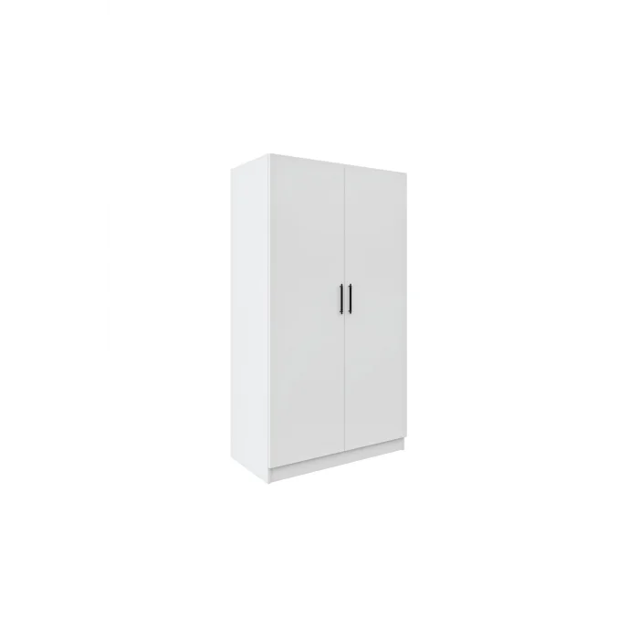 ŞİPAL 2 KAPILI 6 BÖLMELİ BEYAZ ELBİSE DOLABI