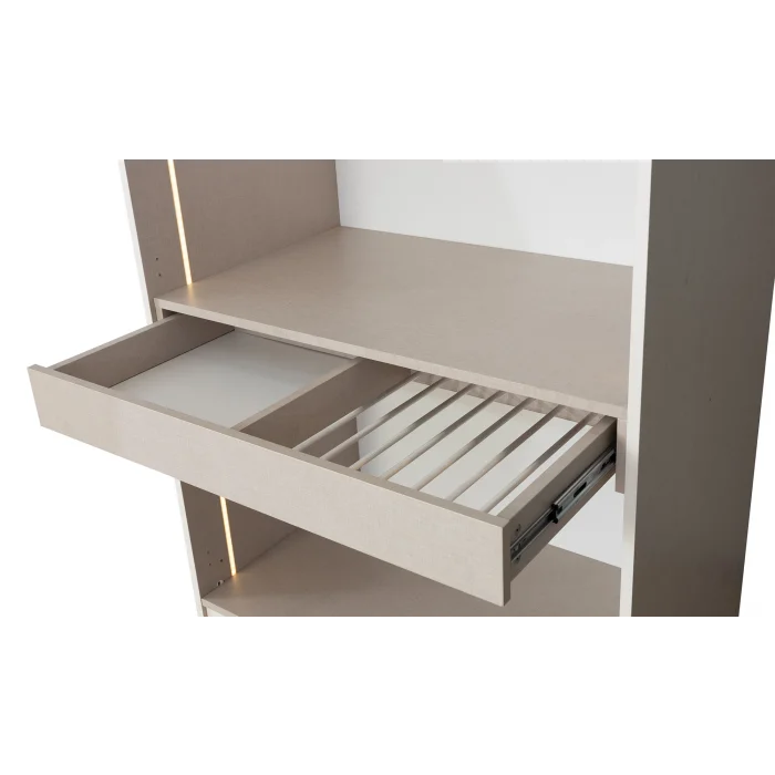 Reflekte 6 Cam Kapaklı Gardrop