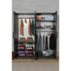 Antrasit 4 kapaklı 2 askılıklı %100MDF