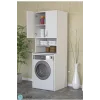 %100 Mdf Çamaşır Makinesi Dolabı Banyo Dolabı Raflı Kapaklı Dolap