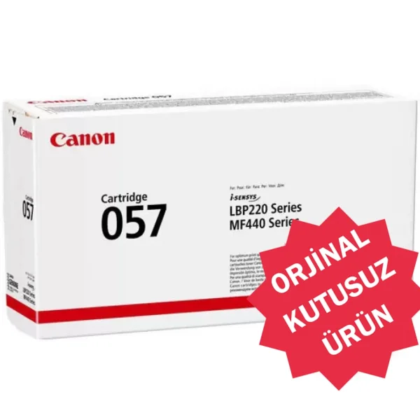 Canon CRG-057 Siyah Orjinal Toner(Kutusuz)