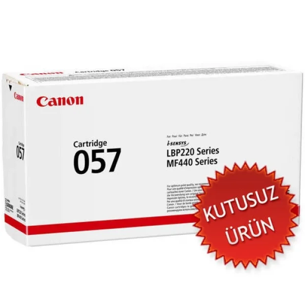 Canon CRG-057H Siyah Kutulu Orjinal Toner