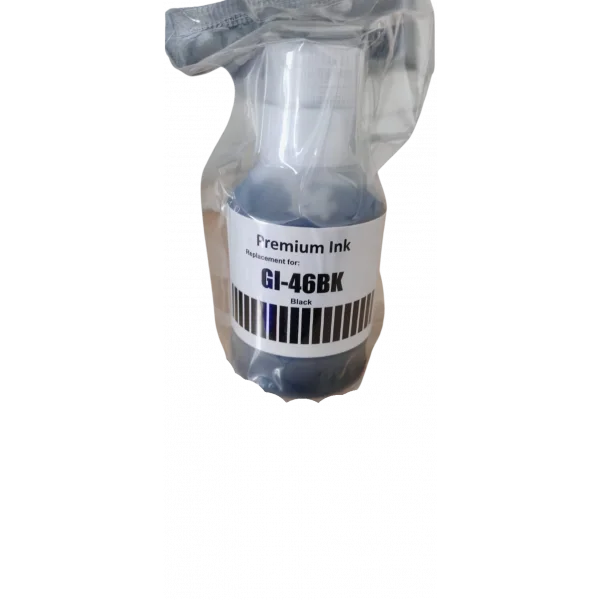 Canon Pixma GI-46 BK Siyah Muadil Mürekkep