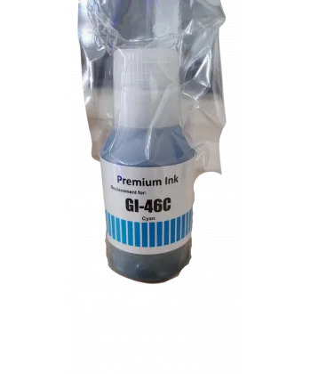 Canon Pixma GI-46 C Mavi Muadil Mürekkep