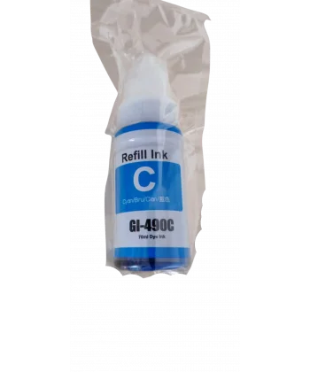 Canon Pixma GI-490 C Mavi Muadil Mürekkep