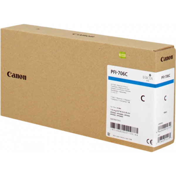 Canon Pfı 706C/6682B001 Mavi Kartuş