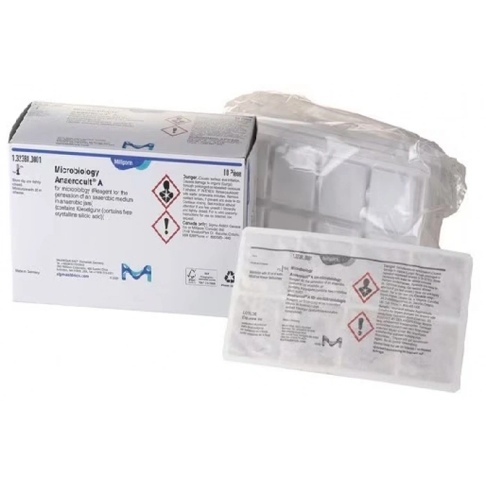 132381.0001 Anaerocult A for microbiology Reagent for the generation of an anaerobic medium in an anaerobic jar 10 Ad