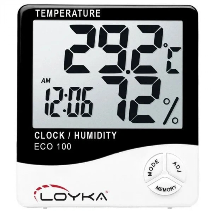 3 ADET ECO 100 Sıcaklık ve Nem Ölçer