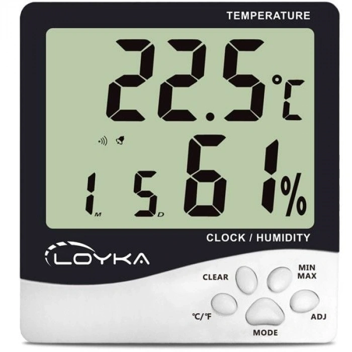 3 ADET Loyka H100 Sıcaklık ve Nem Ölçer