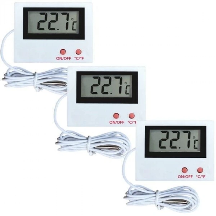 3 ADET | OEM ST-1A Mini Kablolu Termometre