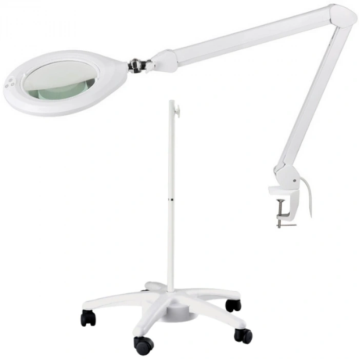 Luma Geniş Mercekli Ayaklı Büyüteç | Ayarlanabilir Led Işığı