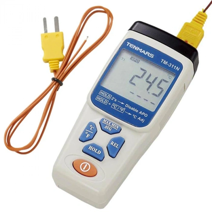 Tenmars TM-311N Tek Girişli K Tipi Termokupl Okuyucu | Kalibrasyon Menülü