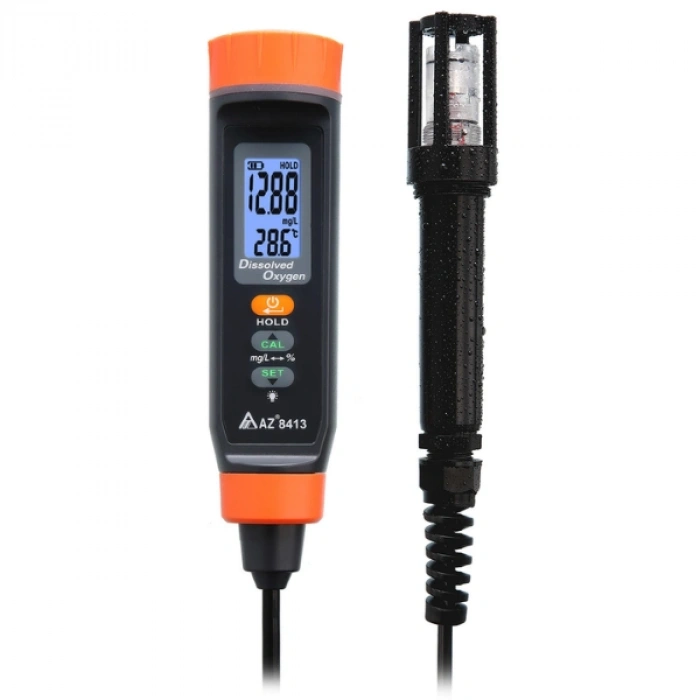 AZ 8413 Uzun Kablolu Problu Çözünmüş Oksijen (DO) Ölçer