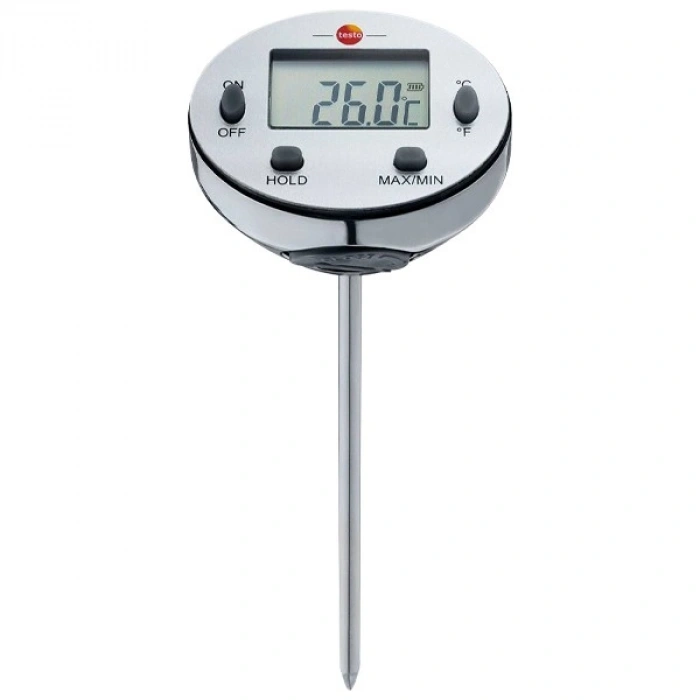Testo 0560-1113 Su Geçirmez Paslanmaz Mini Termometre