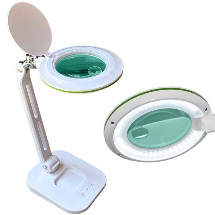 Flexi Masaüstü Büyüteç | Ayarlanabilir Kademeli Led Aydınlatmalı