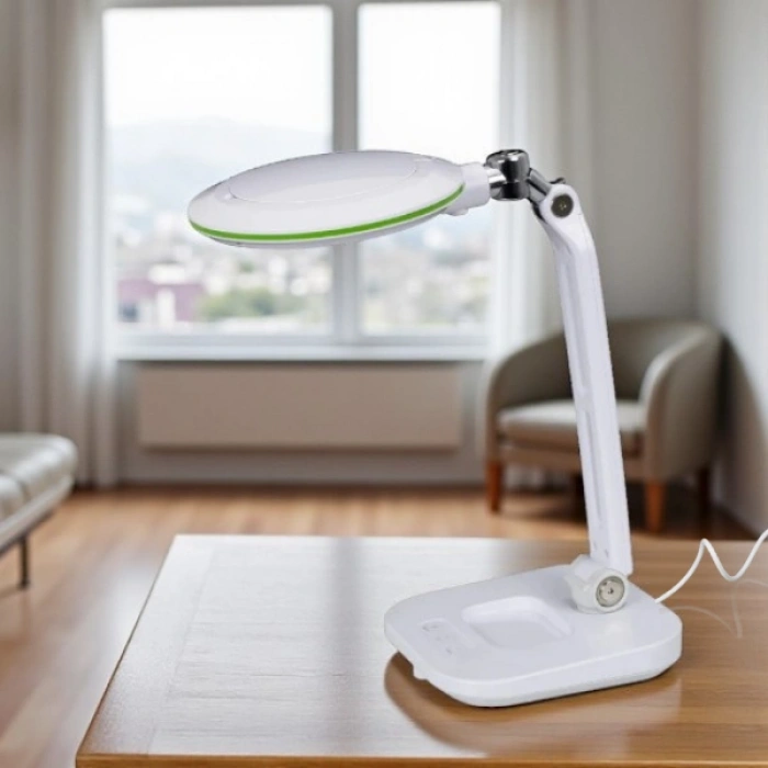 Flexi Masaüstü Büyüteç | Ayarlanabilir Kademeli Led Aydınlatmalı