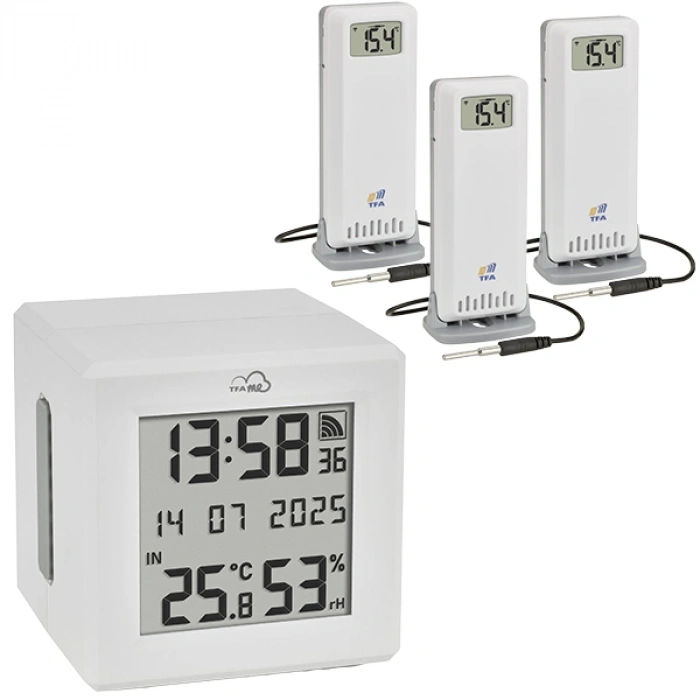 Akıllı WiFi 3 Sensörlü Sıcaklık İzleme Seti