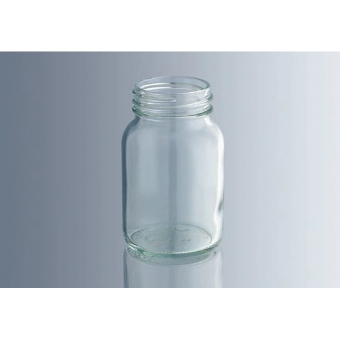 Şişe, Cam, Geniş Boyunlu, Kapaklı, Şeffaf, 30 ml