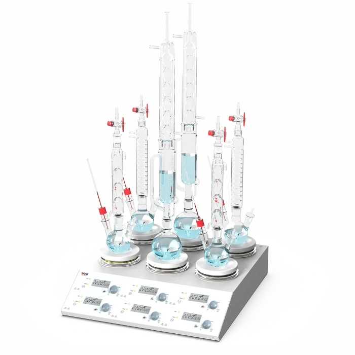 MS-H280-S6 paket Çok Kanallı (Isıtıcılı) Manyetik Karıştırıcı