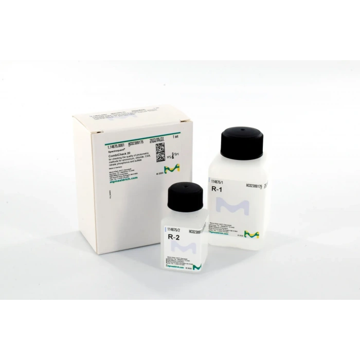 118700.0001 Combicheck 90  For Checking The Quality Of Photometric Methods For Cadmium, İron, Copper And Manganese Spectroquant®