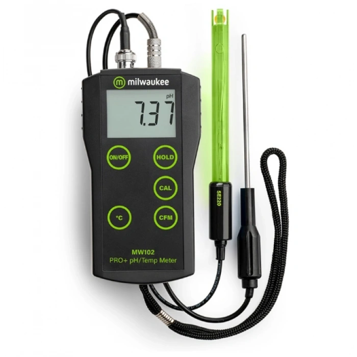 MW 105 PH METRE+Sıcaklık+Otomatik Kalibrasyonlu