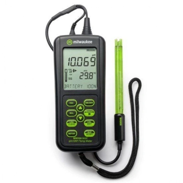 MW 106 PH METRE+Orp+Sıcaklık+Otomatik Kalibasyonlu