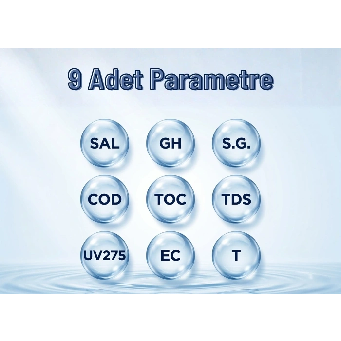 LS311 Çok Parametreli Su Kalitesi ve Tuzluluk Ölçer | 9 Parametre