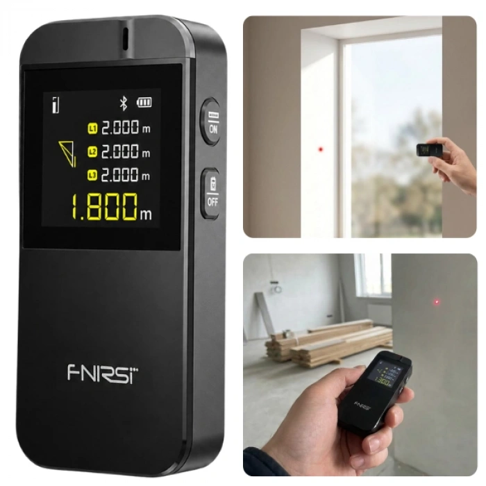 FNIRSI IR40 Mini Lazermetre Mesafe Ölçer 40 m | Akıllı Telefon Uyumlu
