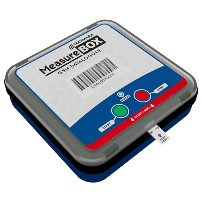 MeasureBox Tek Kullanımlık GSM Sıcaklık ve Konum Datalogger | 60 Günlük