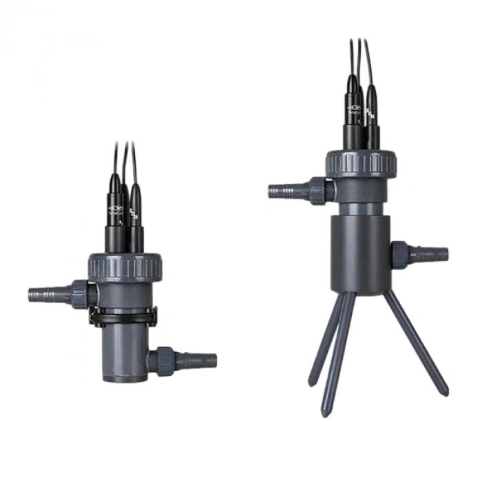 Akış Hücresi ( Flow-Through), 3 Elektrot ( Ph, Orp, Oksijen veya İletkenlik ) Takılabilir, Adaptör Dahil