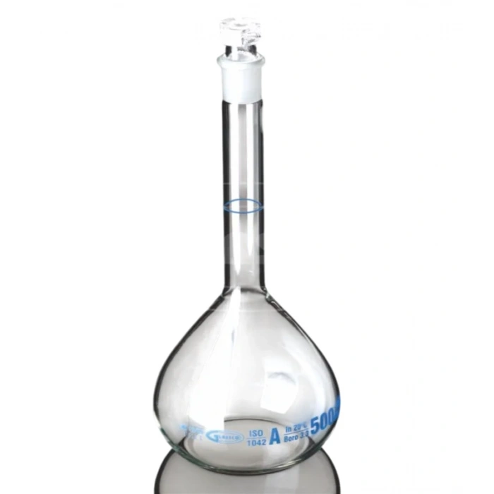 Balon Joje - Şeffaf - A Kalite - Grup Sertifikalı - Cam Kapaklı - NS 19/26 - 500 ml 2 ADT/PKT