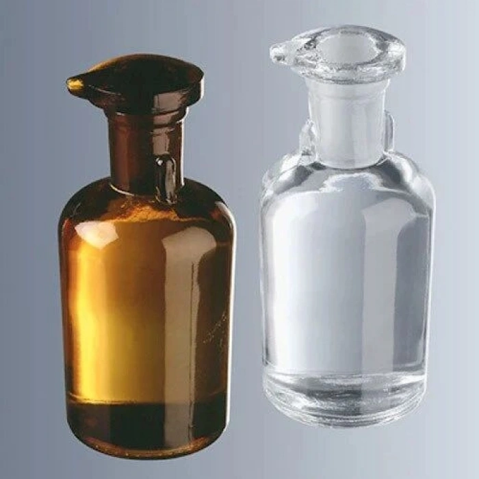 Damlalık Şişe, Cam , Cam Kapaklı, Şeffaf, 100 ml