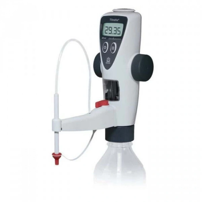 Dijital Büret Titrette, 10 ml (Geri döngü Vanalı ve 0,001 ml hassasiyette)