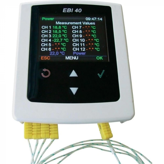 EBI 40 TC - 02 Çoklu Problu Data Logger Sistemi