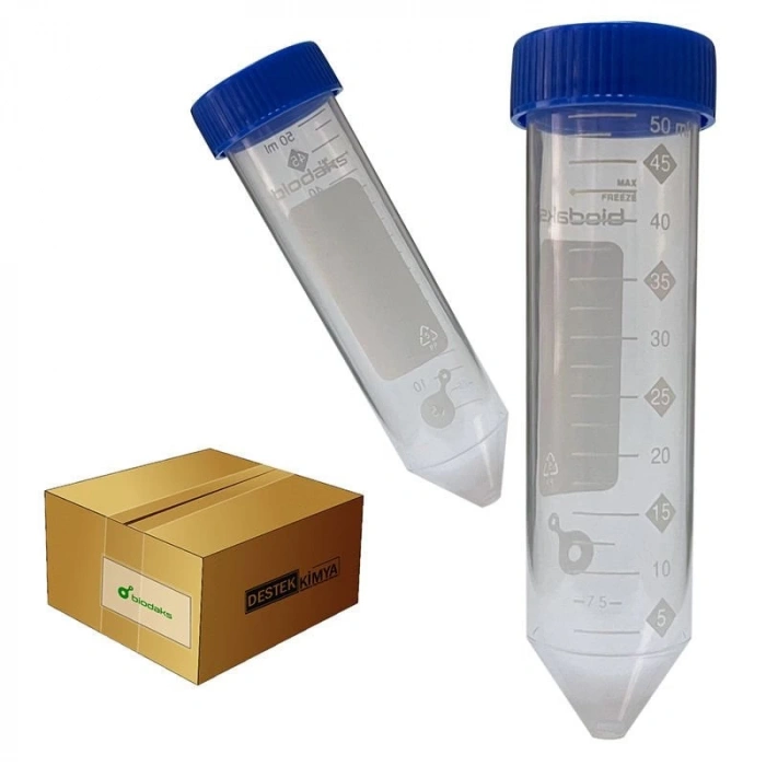 Falkon Tüp 50 ml Santrifüj Tüpü Non Steril/Koli