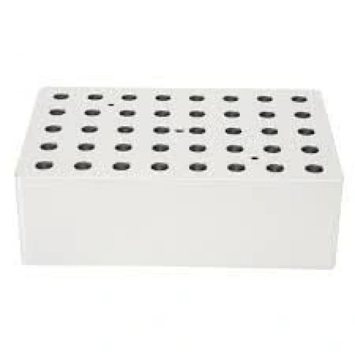 Heating block, used for 0.5mL tubes, 40 holes (thin)