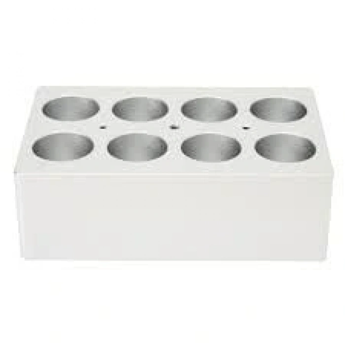 Heating block, used for 50mL tubes, 8 holes