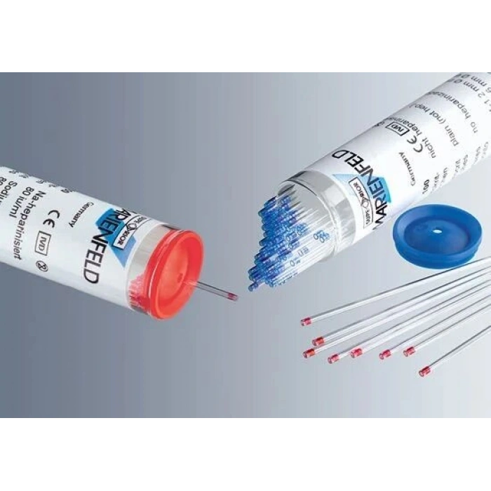 Hematokrit Tüpü, Cam, Heparinsiz, 75 µl (CE)