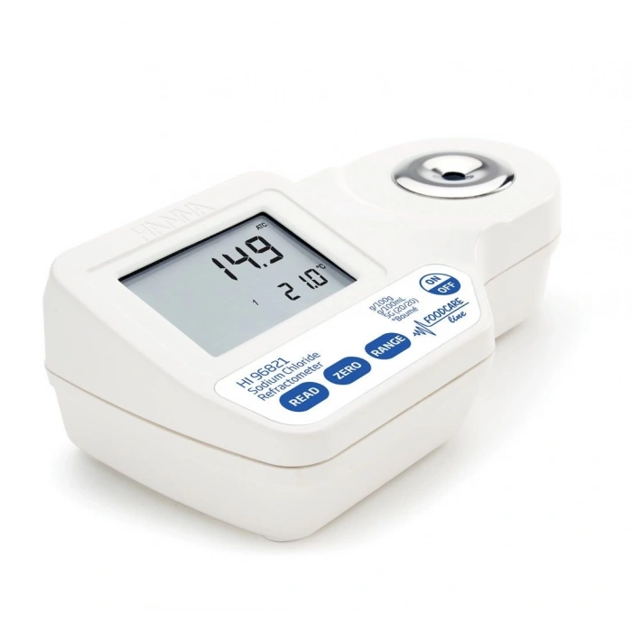 HI96821 Yiyeceklerde Sodyum Klorür Ölçümleri için Dijital Refraktometre