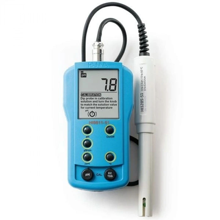 HI9811-51 Taşınabilir pH / EC / TDS / Sıcaklık Metre