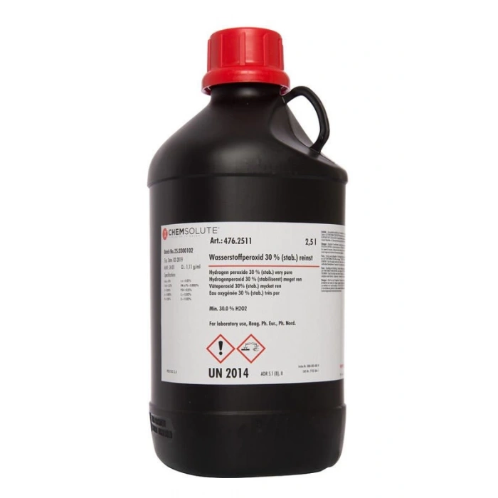 Hydrogen Peroxide 30% Puriss. Ph Eur 2,5 Lt