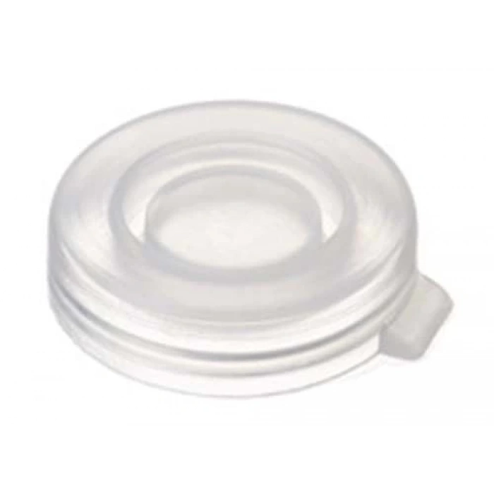 Kapak 18mm, Pe, 19.8 X 5.2mm, Üst Kapalı, Şeffaf 100 Adet