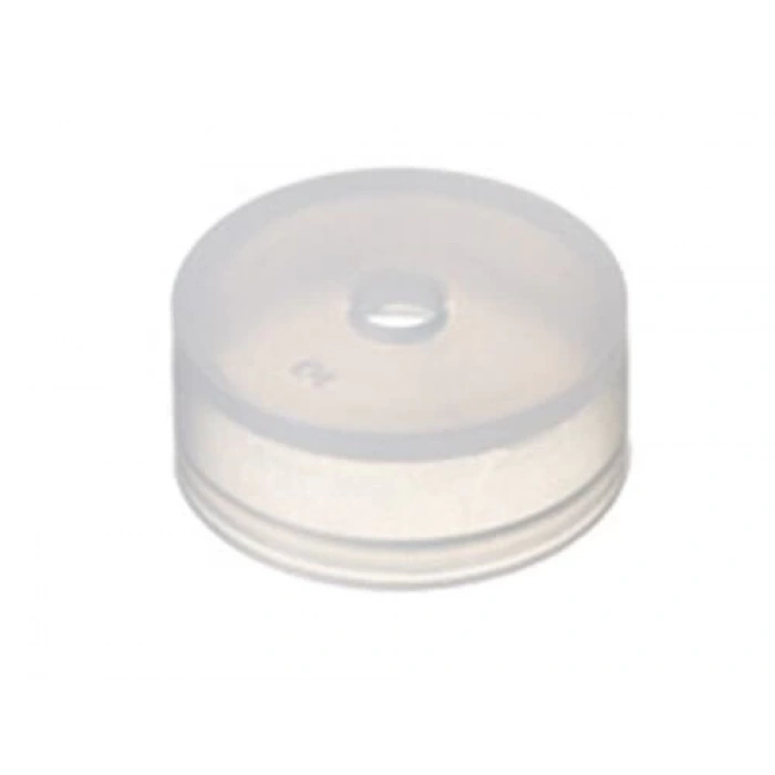 Kapak 22mm, Pe, Şeffaf, Orta Delikli, Kapal Yüksekliği: 9,01mm 100 Adet