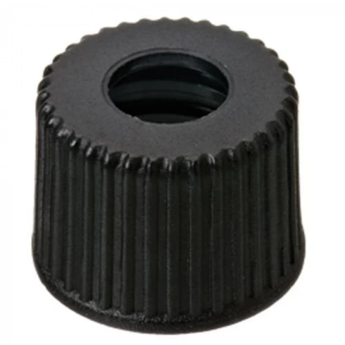 Kapak 8mm, Pp, Vidalı, Orta Delikli, Beyaz, 8-425 Thread 100 Adet