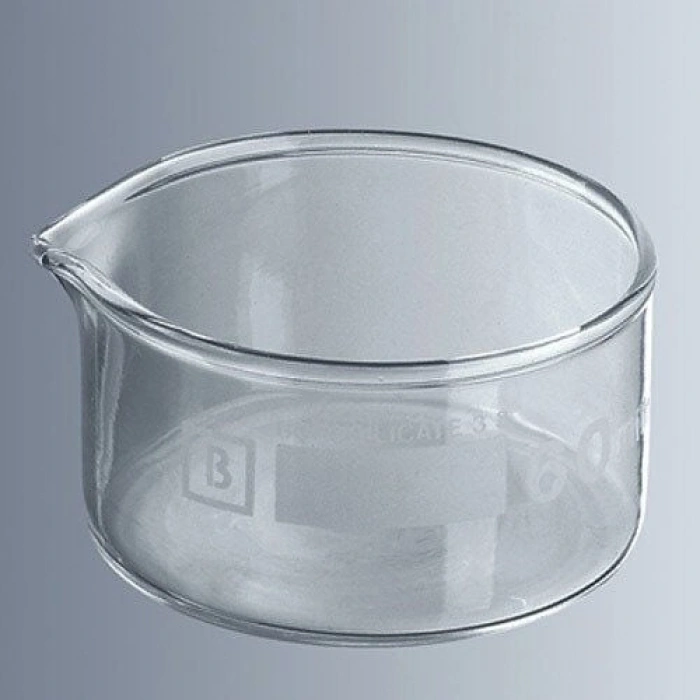Kristalizasyon Kabı, Cam, Ağızlı, 300 ml