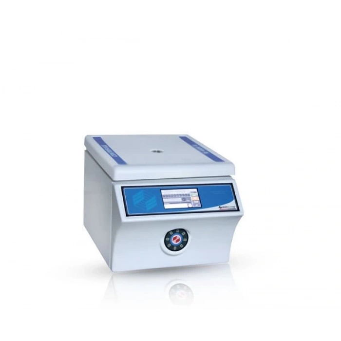 M 19 P II Hematokrit Santrifüj Çelik Gövde, İndüksiyon Motor, Dokunmatik, Dijital Hız, Timer, RCF Gösterge