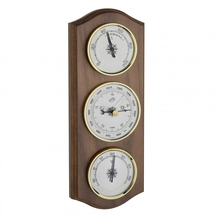 Masif ahşap analog hava istasyonu