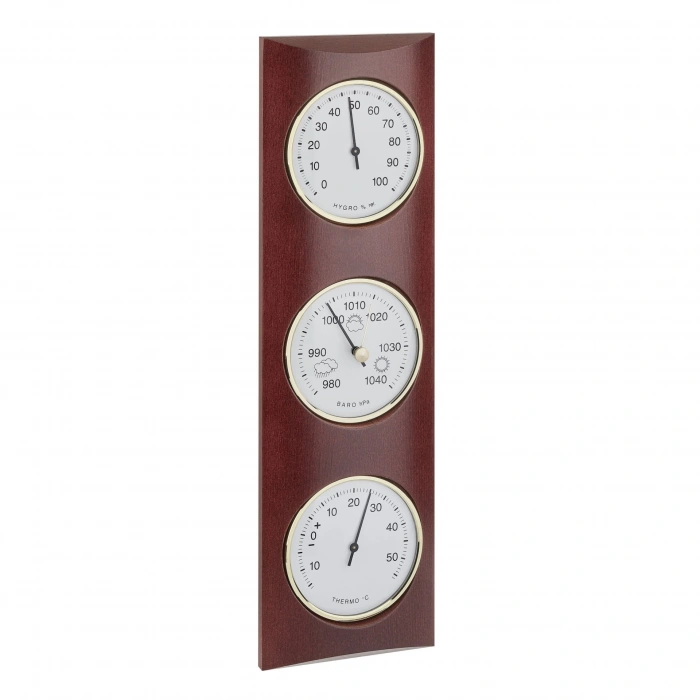 Masif ahşap analog hava istasyonu